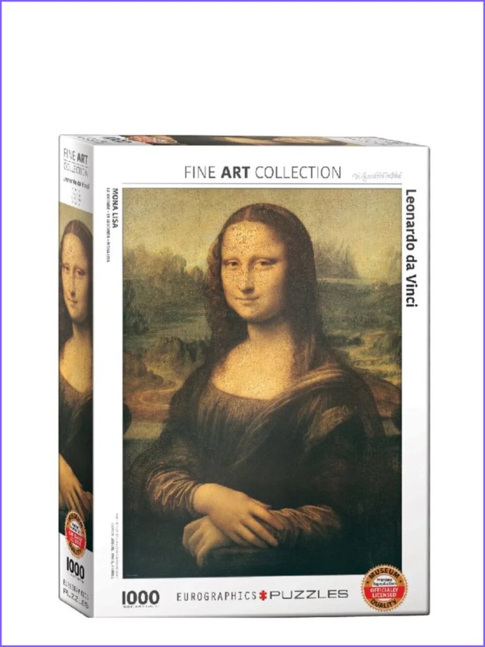 Eurographics 1000pcs Adult Puzzle -  Mona Lisa by Leonardo Da Vinci New In Box